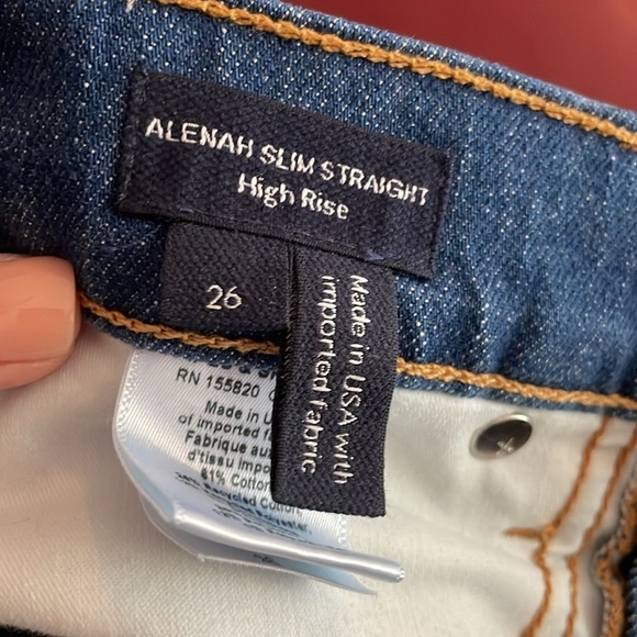 Veronica Beard Alenah Straight Leg Jeans- 26 - Picture 6 of 8